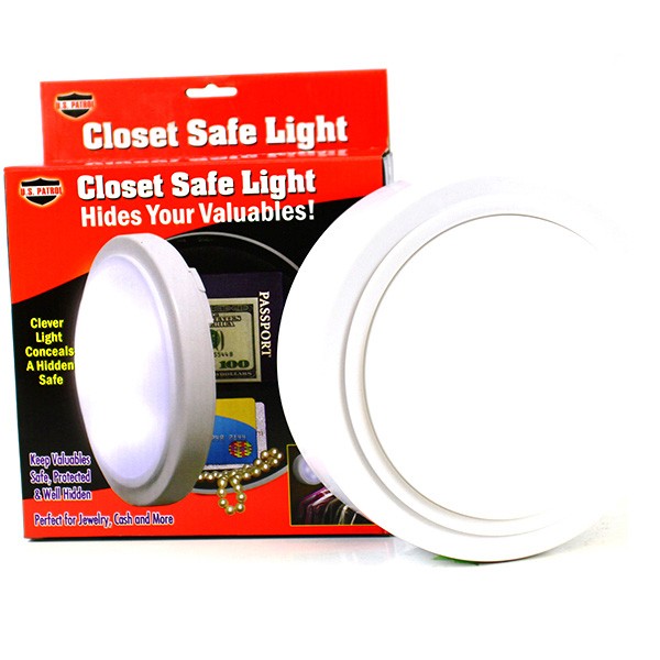 Jewelry & Valuables Closet Light Safe Great for Cash 