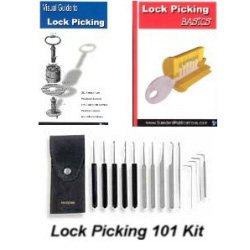 Lock Picking 101 Kit with SouthOrd Tools and DVD